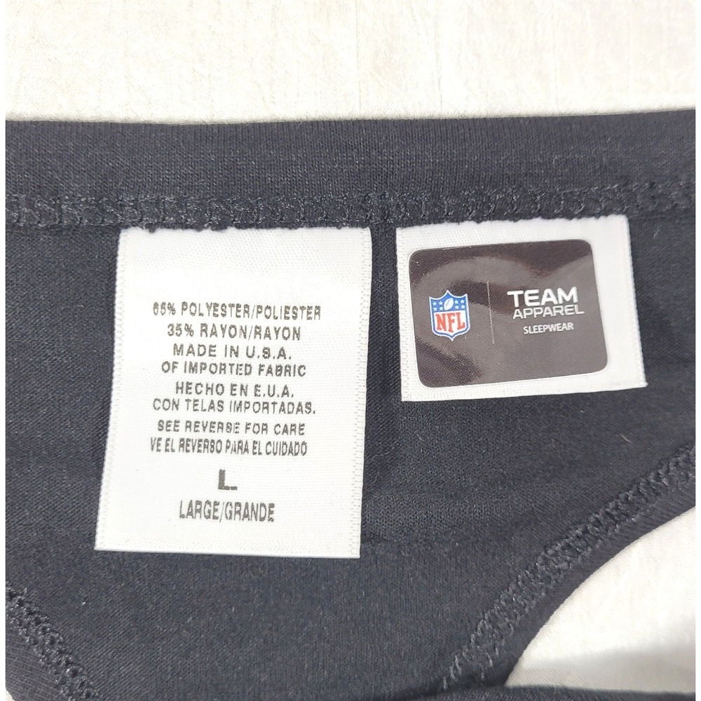 NFL Team Apparel Women's Black Minnesota Vikings Marathon Knit Thong - L - Picture 3 of 3